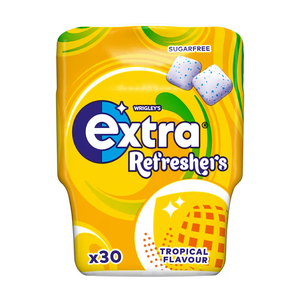 Extra Refreshers Tropical Chewing Gum