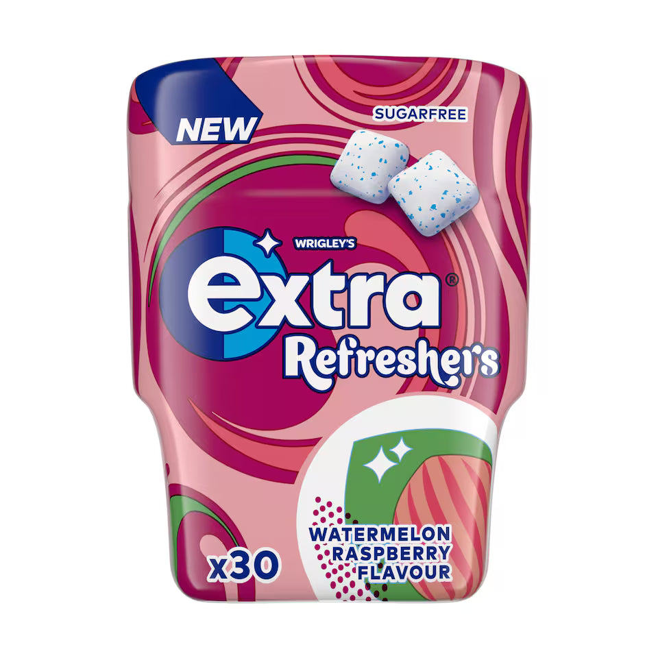 Extra Refreshers Watermelon Raspberry Chewing Gum