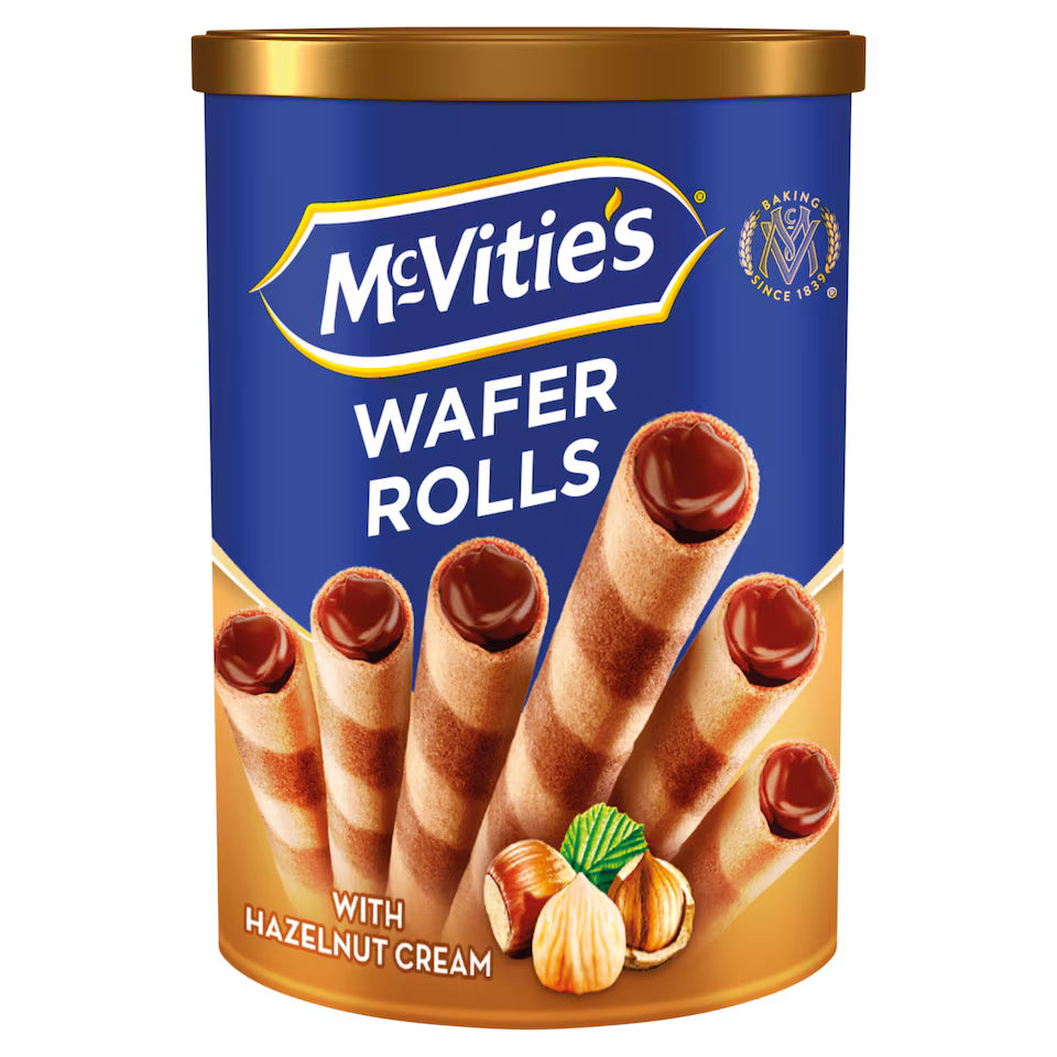 McVitie’s Hazelnut Wafer Rolls