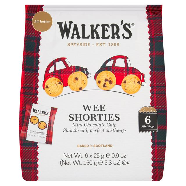 Walker's Wee Shorties Mini Choc Chip