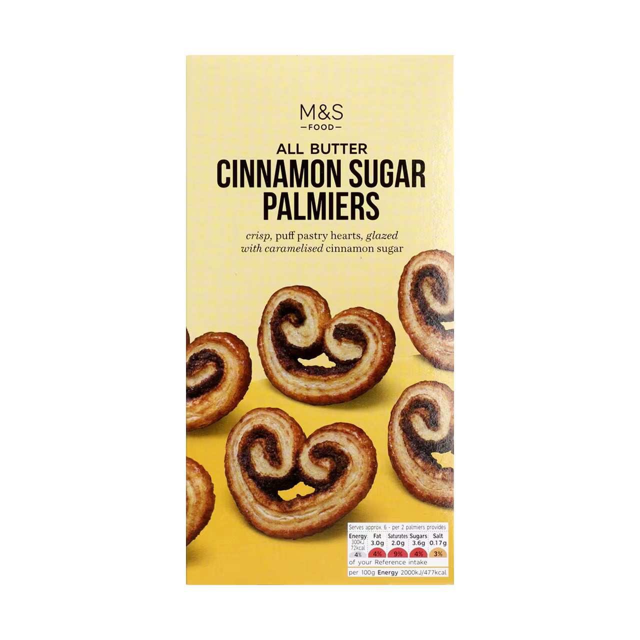 All Butter Cinnamon Sugar Palmiers