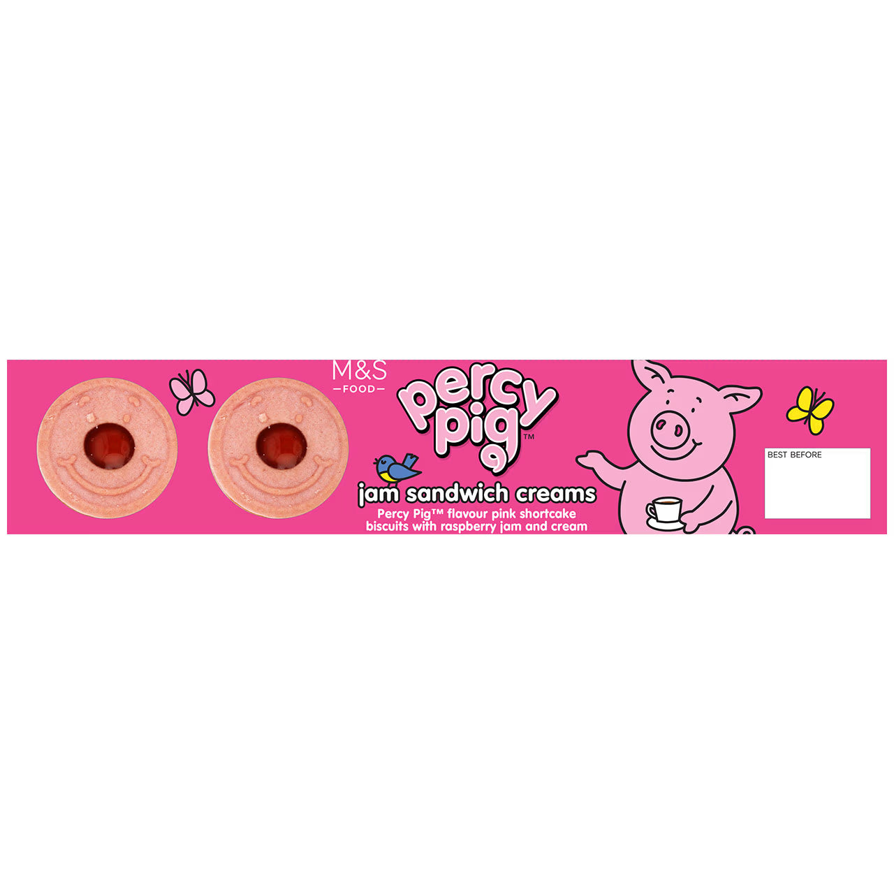 M&S Percy Pig Jam Sandwich Creams