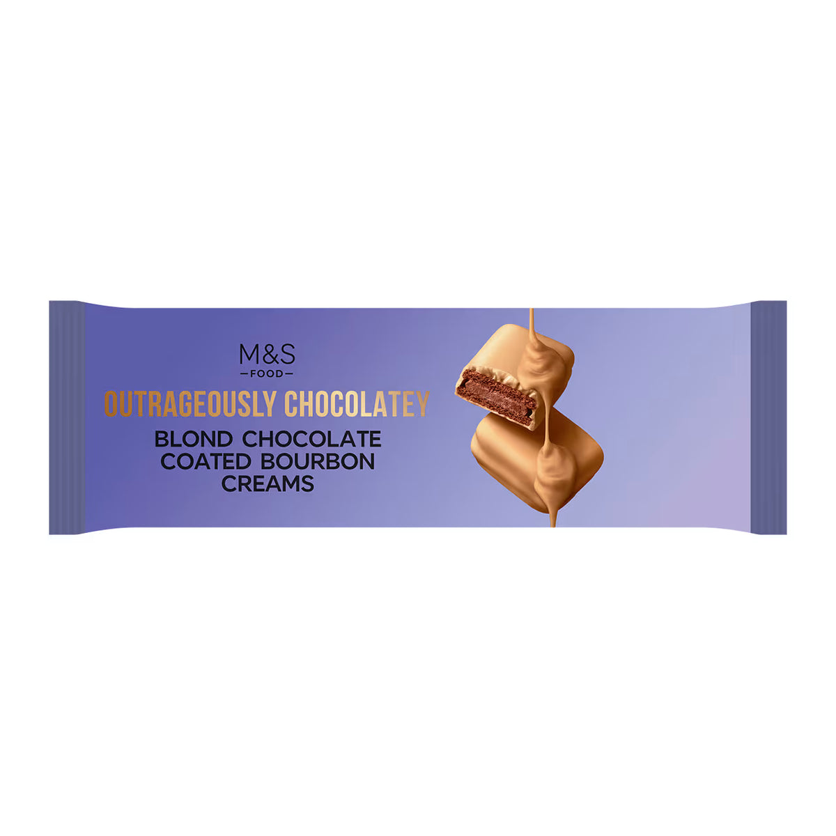 Outrageously Chocolatey Blond Chocolate Coated Bourbon Creams