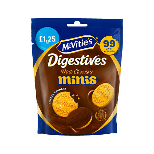 McVitie's Milk Chocolate Digestive Minis Biscuits