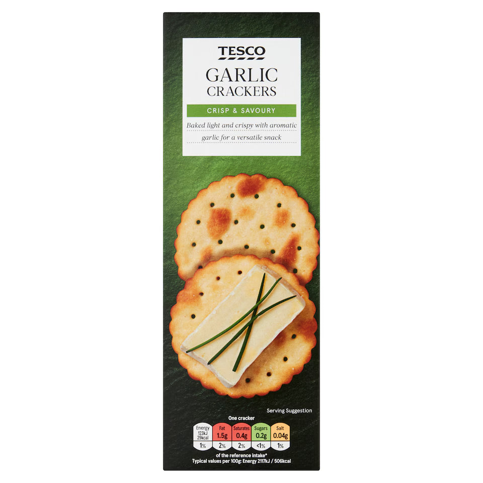 Tesco Garlic Crackers