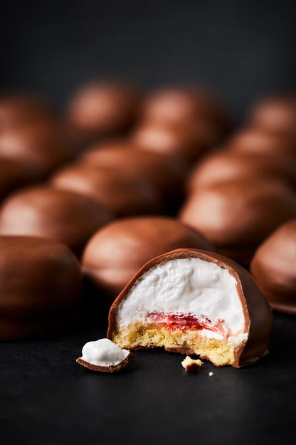 Rhubarb Gooey Middle Teacakes