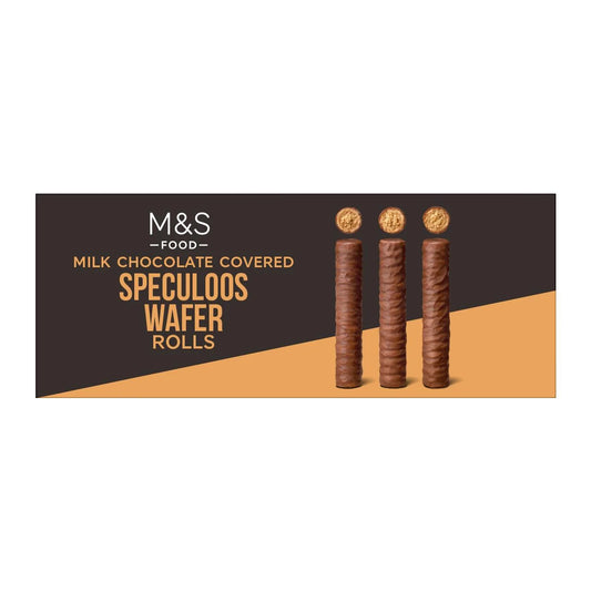 Milk Chocolate Speculoos Wafer Rolls
