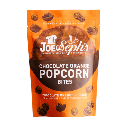 Chocolate Orange Popcorn Bites