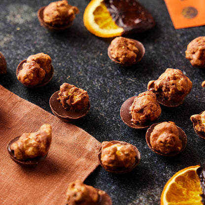 Chocolate Orange Popcorn Bites