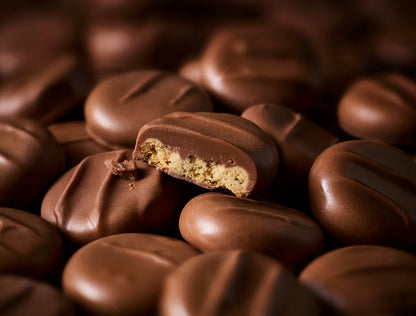 Outrageously Chocolatey Milk Chocolate Mocha Mini Biscuits
