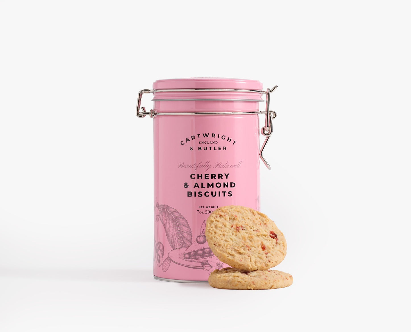 C&B Cherry & Almond Biscuits Tin