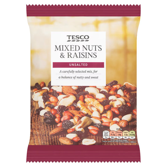 Unsalted Mixed Nuts & Raisins
