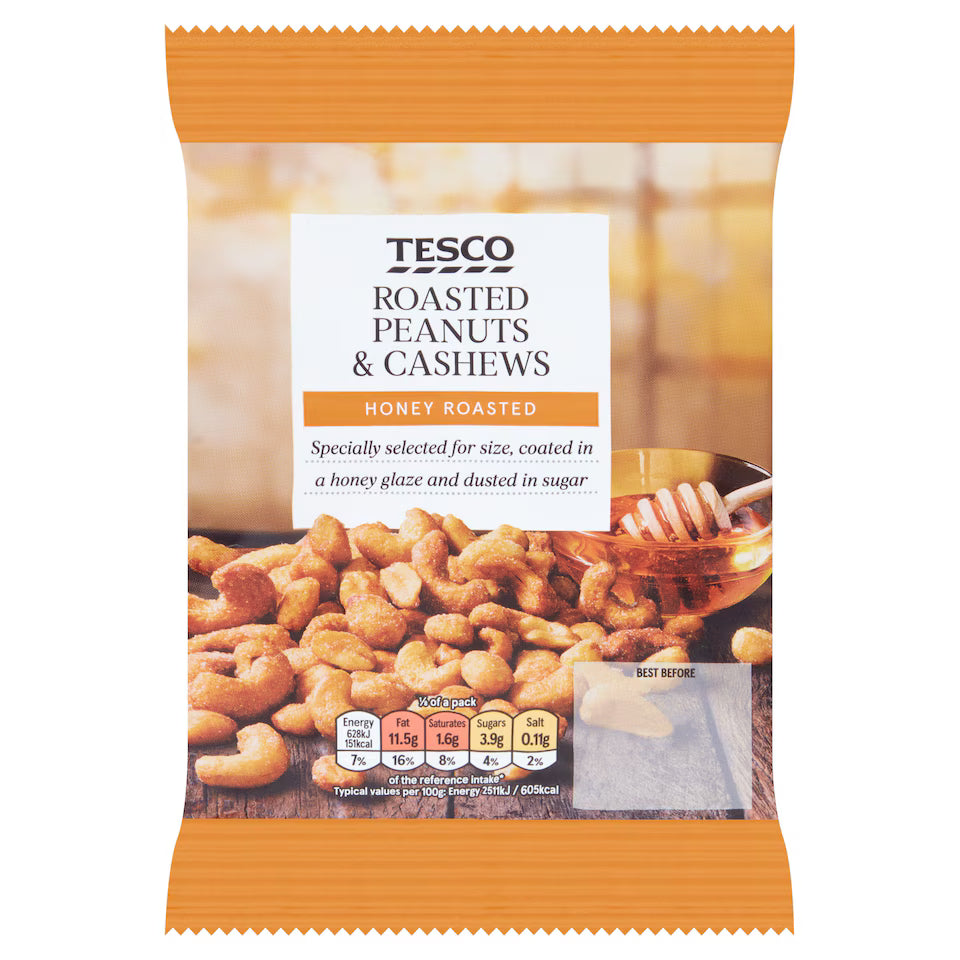 Honey Roast Peanuts & Cashews