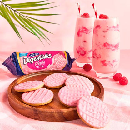 McVitie's Digestive Pink Raspberry & Cream Flavour, Limited Edition