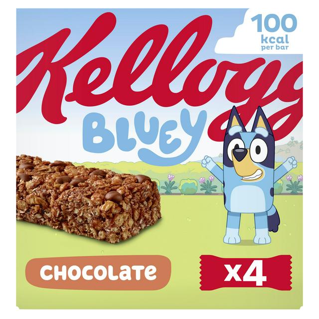 Kellogg's Bluey Chocolate Snack Bars x4