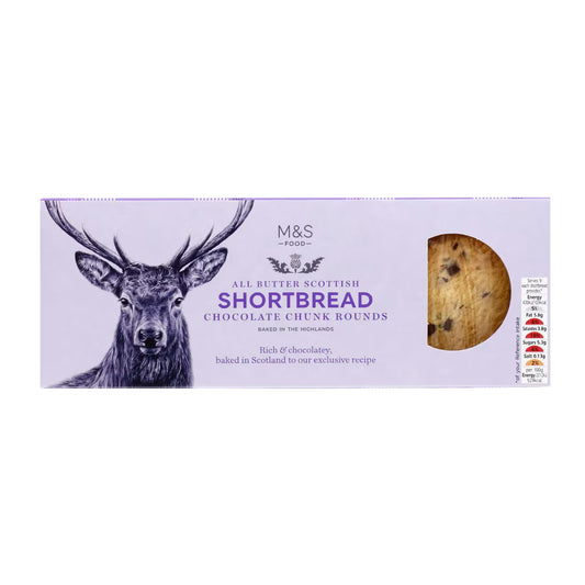 M&S Scottish Shortbread Chocolate Chunk Rounds