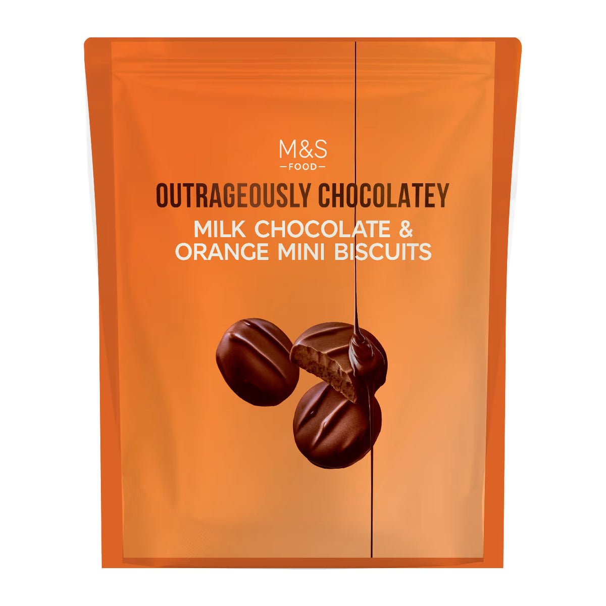 Outrageously Chocolatey Milk Chocolate Mocha Mini Biscuits