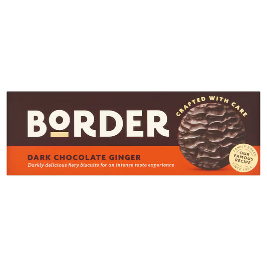 Border Dark Chocolate Ginger Biscuits