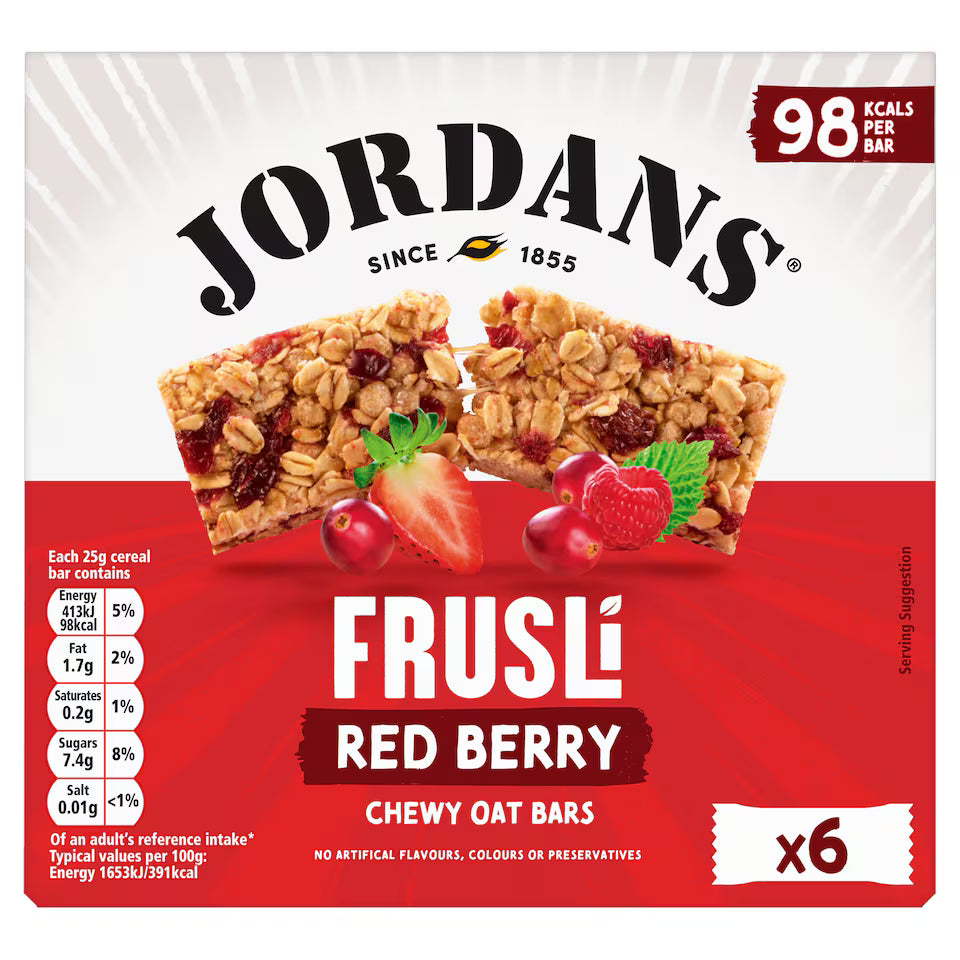 Jordans Frusli Red Berry Cereal Bars