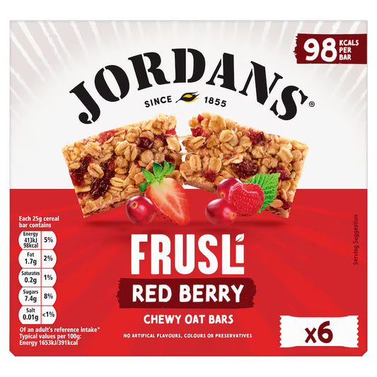 Jordans Frusli Red Berry Cereal Bars
