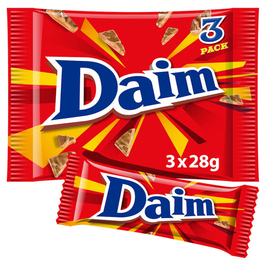 Daim Milk Chocolate Bar 3 Pack Multipack