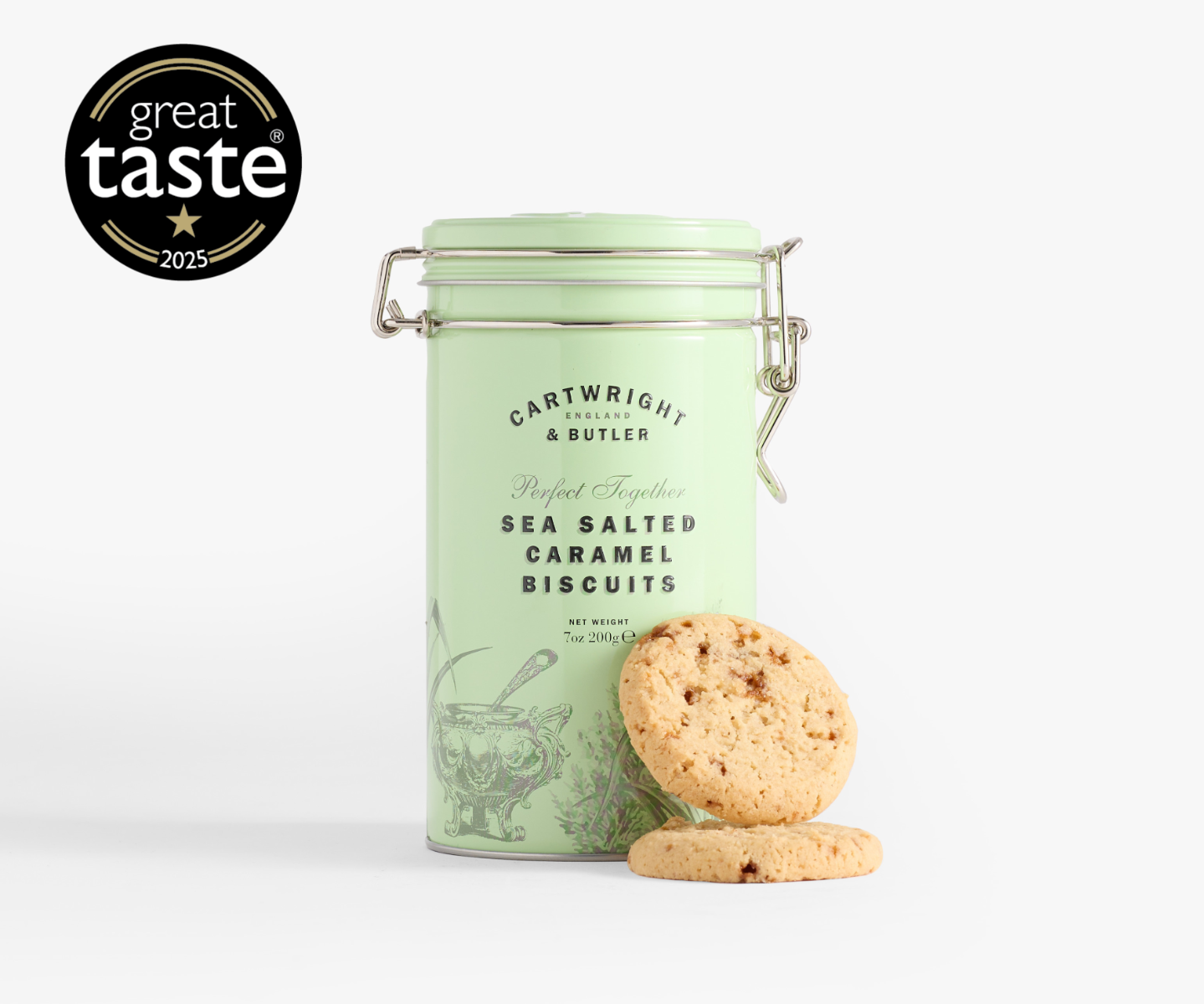 C&B Sea Salted Caramel Biscuits Tin